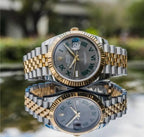 Role_x Oyster perpetual Date Just Automatic Gold