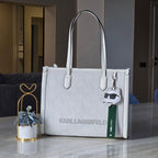 Karl_lagerfeld textured ikon large structured totebag(BS)