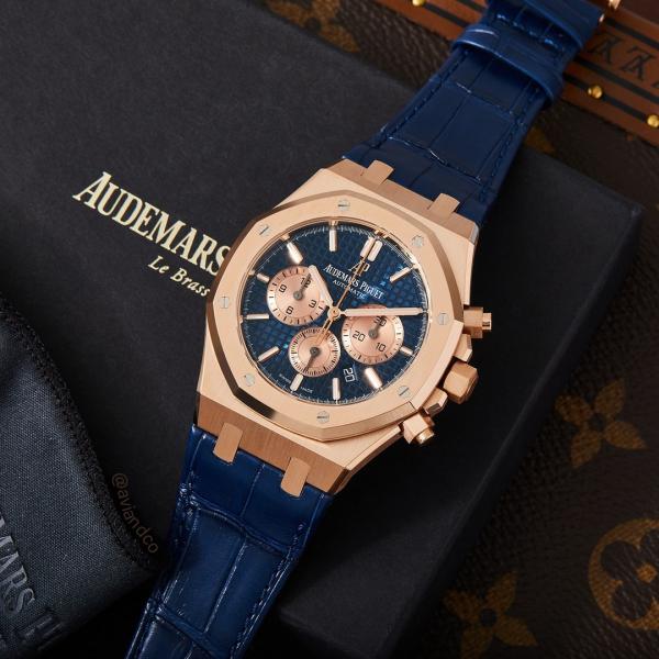 Audemars pigeu_t royal oak chronograph Blue