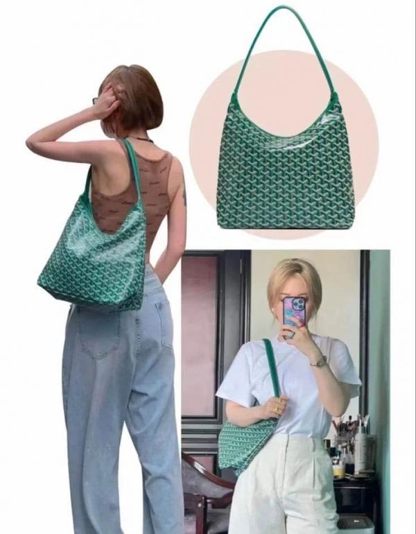 Goyard Boheme Hobo Bag With Dustbag & Small Pouch 275(BS)