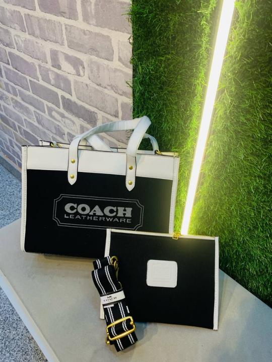 Coach Field Tote 30 Authenic Black(LB)