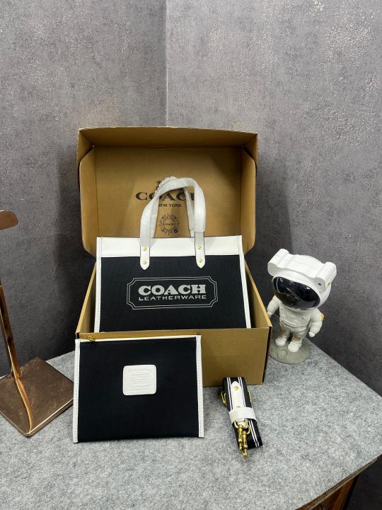 Coach Field Tote 30 Authenic Black(LB)