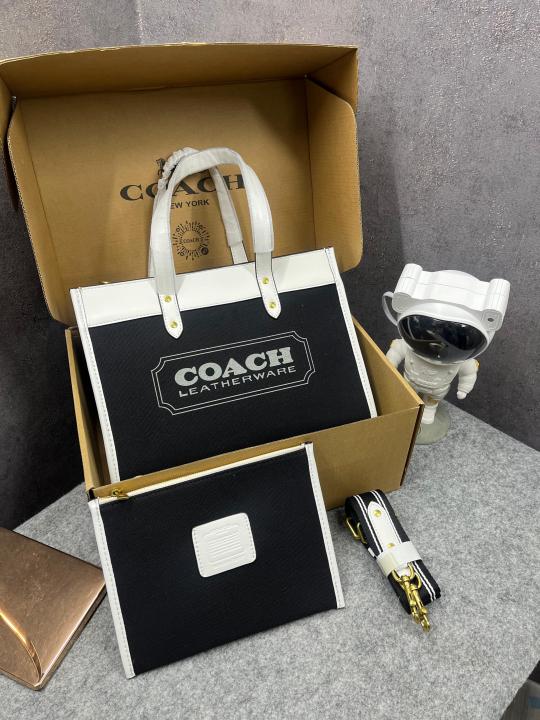 Coach Field Tote 30 Authenic Black(LB)