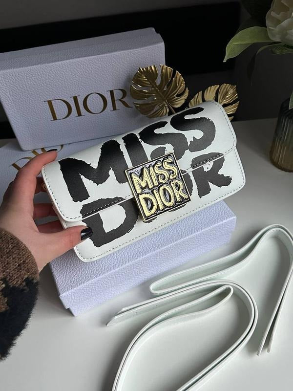Miss_Dior_2025_White_Dior_Flap_Shoulderbag_With_OG_Box_Dust_Bag_&_2belts_White_D2426(LB)