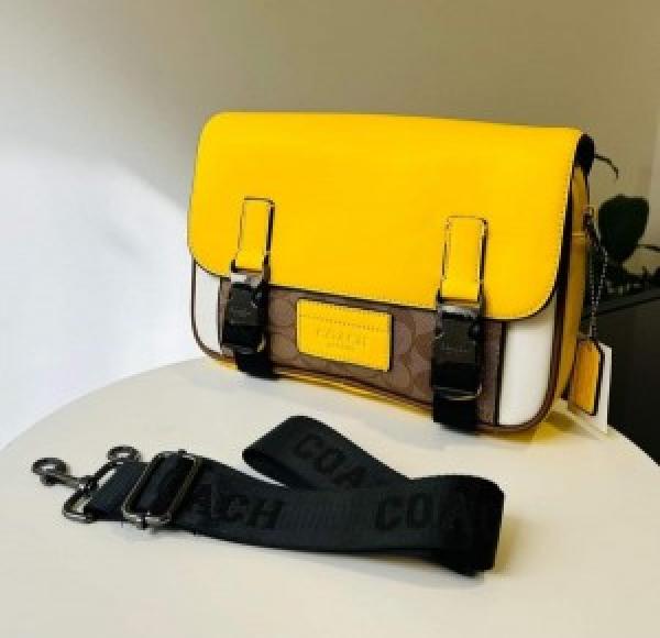 Coach_Track_Crossbody_In_Signature_Canvas_With_Dust_Bag_1680_White_Yellow(LB)