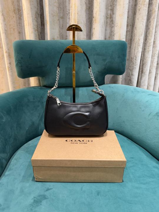 Coach_GB_Teri_Shoulder_Bag_With_Signature_Quilting_With_OG_Box_&_Dust_Bag_(CA548_Black)(LB)