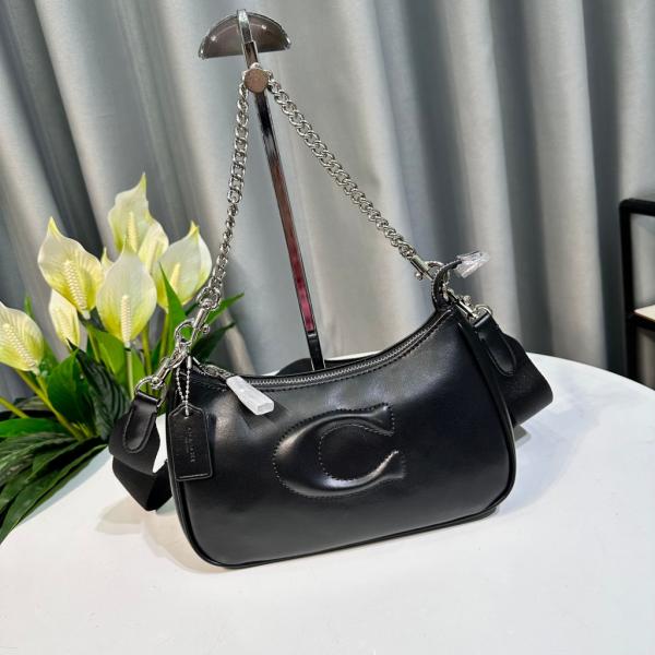 Coach_GB_Teri_Shoulder_Bag_With_Signature_Quilting_With_OG_Box_&_Dust_Bag_(CA548_Black)(LB)
