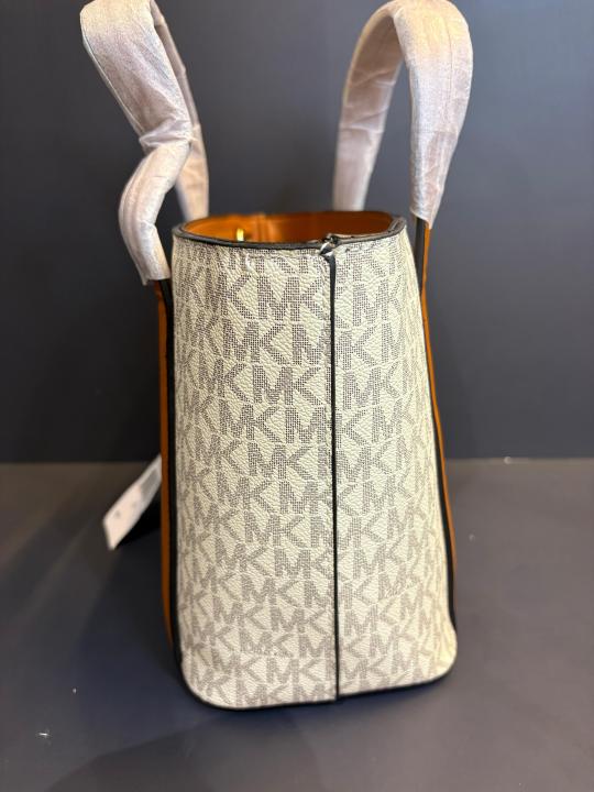 Michael_Kors_Pratt_Small_Signature_Logo_Tote_Beige_Brown_Bag_With_OG_Box_Carry_Bag_1715_Beige_Brown(LB)