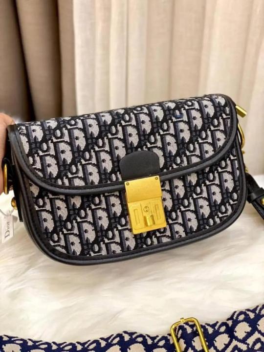 Christian_Dior_Oblique_Monogram_Bag_With_Bill_OG_Box_&_Dust_Bag_78806_Black(LB)