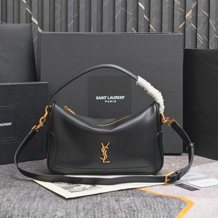Ysl_Saint_Laurent_Jamie_Ponchon_Bag_With_OG_Box_Dust_Bag_&_Carry_Bag_(508-black)(LB)