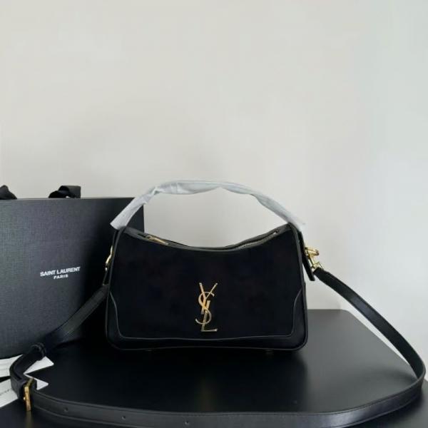 Ysl_Saint_Laurent_Jamie_Ponchon_Bag_With_OG_Box_Dust_Bag_&_Carry_Bag_(508-black)(LB)