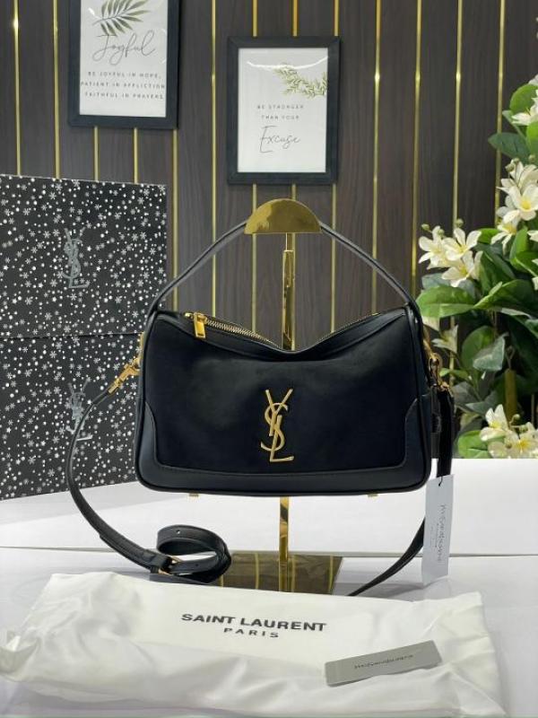 Ysl_Saint_Laurent_Jamie_Ponchon_Bag_With_OG_Box_Dust_Bag_&_Carry_Bag_(508-black)(LB)