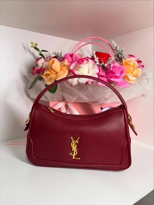 Ysl_Saint_Laurent_Jamie_Ponchon_Bag_With_OG_Box_Dust_Bag_&_Carry_Bag_(508-Wine)(LB)