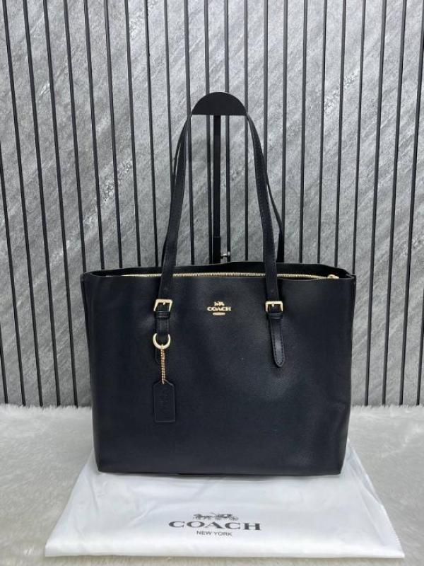 Coach_Mollie_Tote_Signature_Bag_Premium_Quality_With_Dust_Bag_Black(LB)