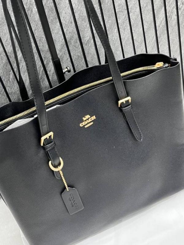 Coach_Mollie_Tote_Signature_Bag_Premium_Quality_With_Dust_Bag_Black(LB)