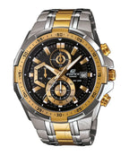 Edifice Silver Gold Black Metal Watch