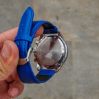 Edifice Blue Leather Watch