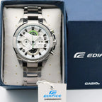 Casio Edifice Silver DialSilver Stainless Steel Chronograph Men's watch EFR 540-7AV