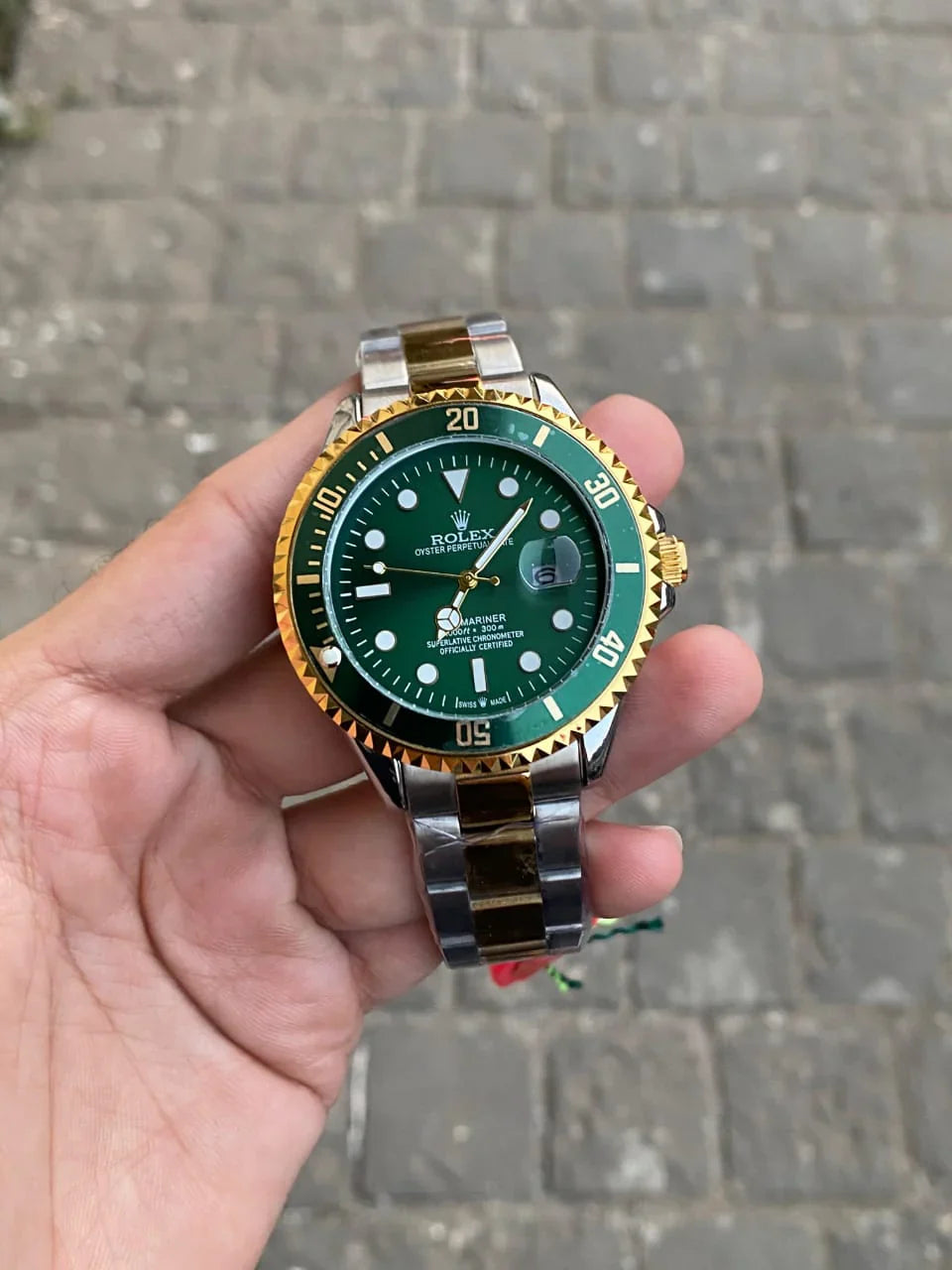 Silver Gold Green Celebrity Edition watch RW321
