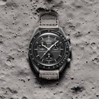 Swatch x Omega Black Dial/Gray Strap Bioceramic Moonswatch Mission to Mercury OG-1021