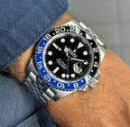 Rolex Gmt Master Silver Black Metal Watch A