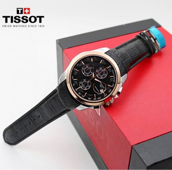 BLACK COPPER LEATHER BELT WATCH  TW1853