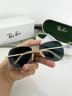Rayban Gold Black Ultimate Luxury Shade 1122