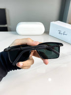 Rayban Full Black With Original kit