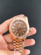 Rose Gold Brown Celebrity Edition watch RW0321