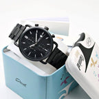 Commuter Black White Chain Watch For Men
