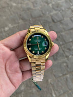 Gold Green Diamond Celebrity Edition watch RW0321