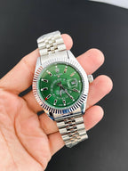 Silver Green Celebrity Edition watch RW0321
