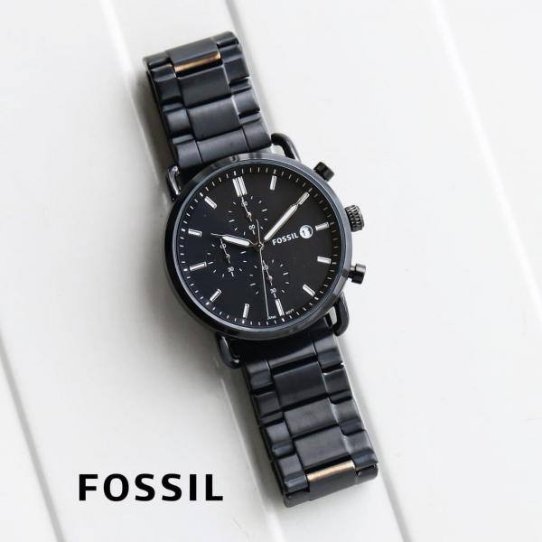 Commuter Black White Chain Watch For Men