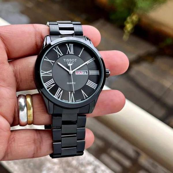Carson Black Chain Watch