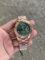 Rose Gold Green Celebrity Edition watch RW0321