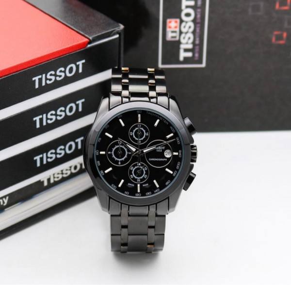 BLACK  METAL CHAIN WATCH  TW1853