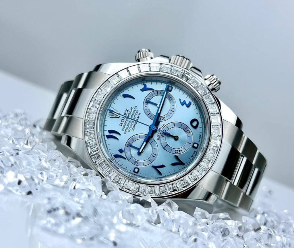 Silver Arabic Diamond Celebrity Edition watch RW0321