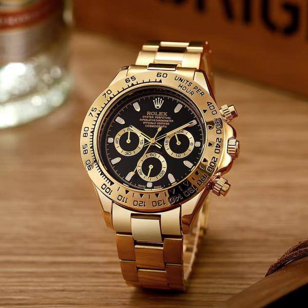 Daytona Chosmograph Gold Black For Men