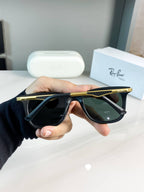 Rayban Gold Black Sunglass