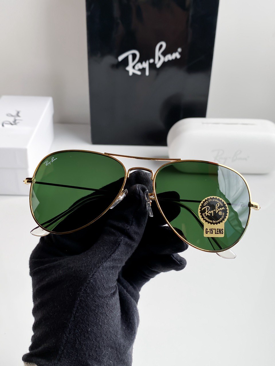 Aviator Gold Green Ultimate Luxury Shade
