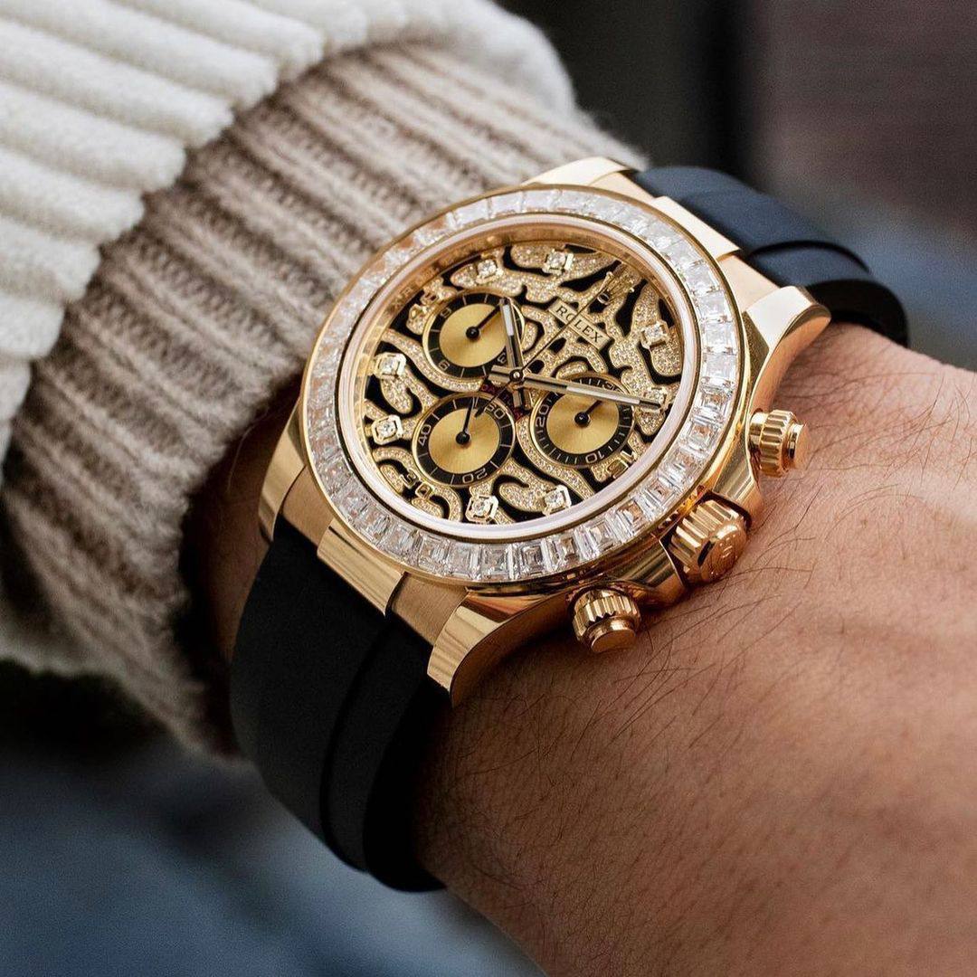 Tiger Edition gold Black  watch RW04697