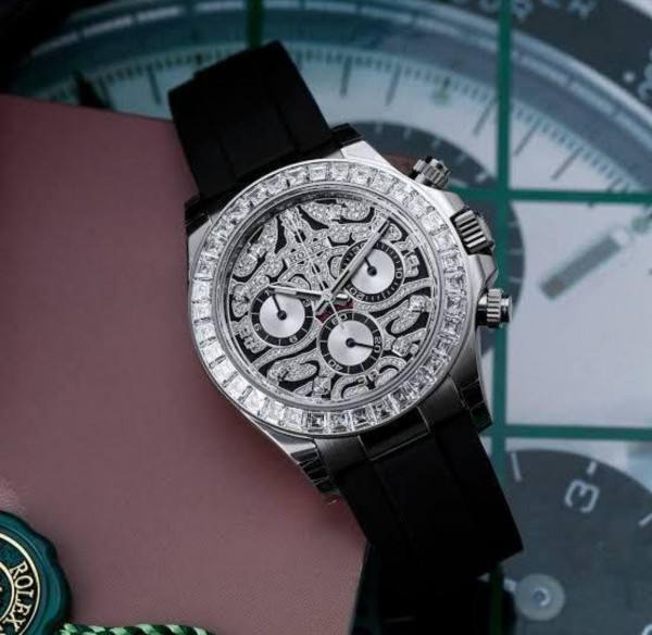 Black Silver Tiger Celebrity Edition watch RW321