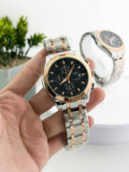 SILVER GOLD BLACK METAL CHAIN WATCH  TW1853 RW0321