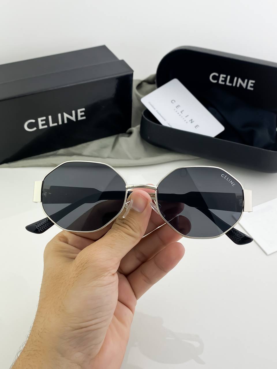 Celine Silver Black Ultimate Luxury Shade
