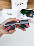 Rb White Black Sunglass