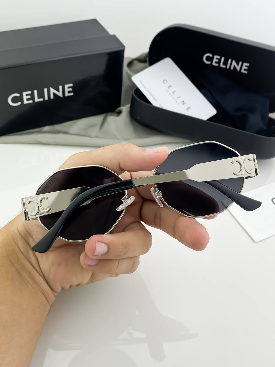 Celine Silver Black Ultimate Luxury Shade