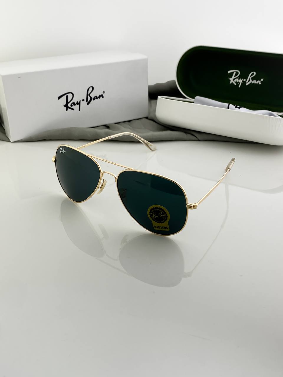 Rayban Gold Black Ultimate Luxury Shade 1122