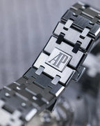 Audemars Piguet AP Royal Oak Silver Black Metal